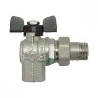 Кран шаровый 1/2" с американкой угловой Bugatti (полнопроходной усиленный) (594)