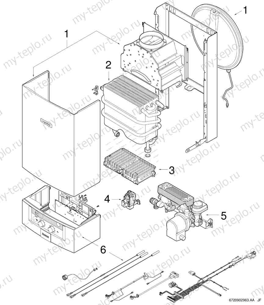 Купить запчасти Buderus Logamax U032-U034 в Орле