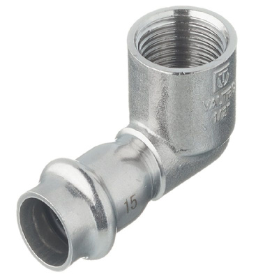 Угольник 90° с вн.р. нерж. сталь 18х1/2